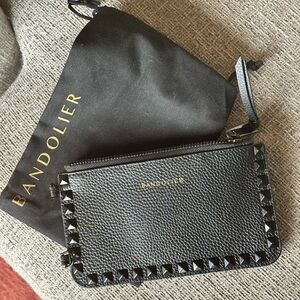 NEW Bandolier Black Studded Zip Pouch